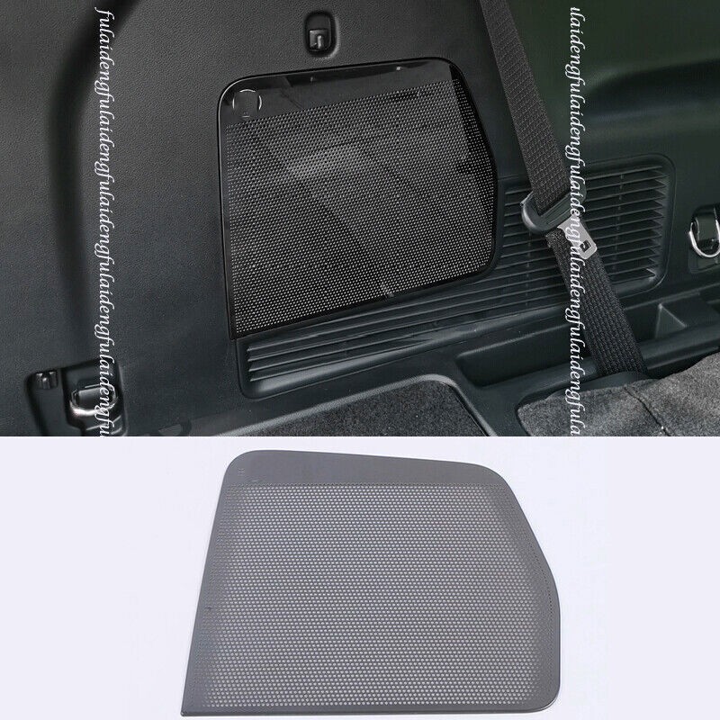 For Ford Explorer 2020-2024 Black Rear Door Trunk Audio Speaker Cover trim Decor