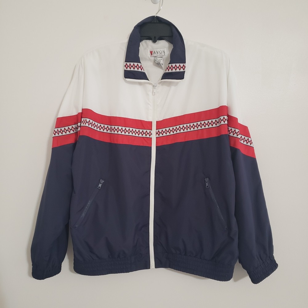 Vintage Lavon Track Windbreaker Jacket Size Large Retro 90s Sportswear Full Zip