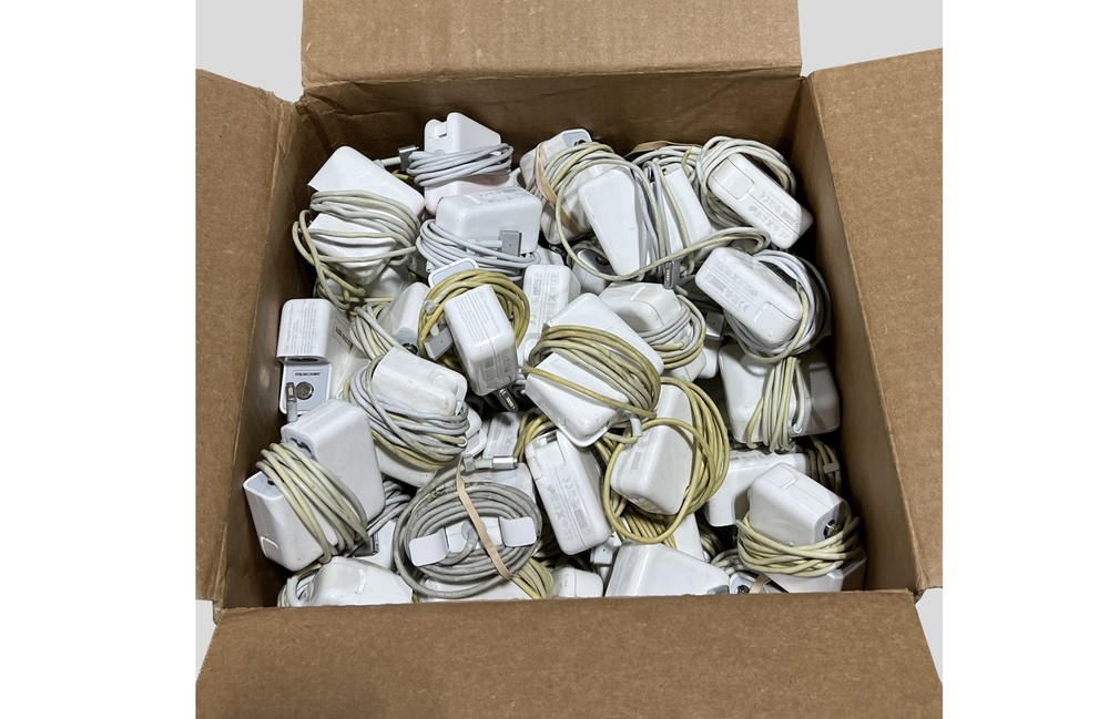Lot of 100 OEM Apple Magsafe 2 45W AC Adapter A1436 w/o Power Cable - Grade D-image