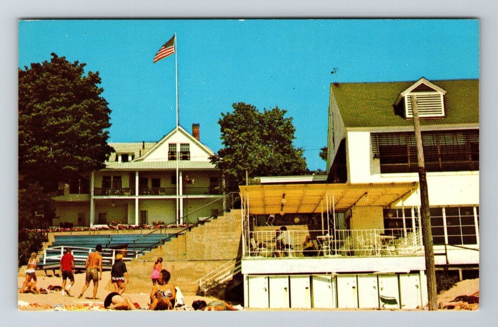 Ludington MI-Michigan, Epworth Hotel And Dining Room, Vintage Postcard