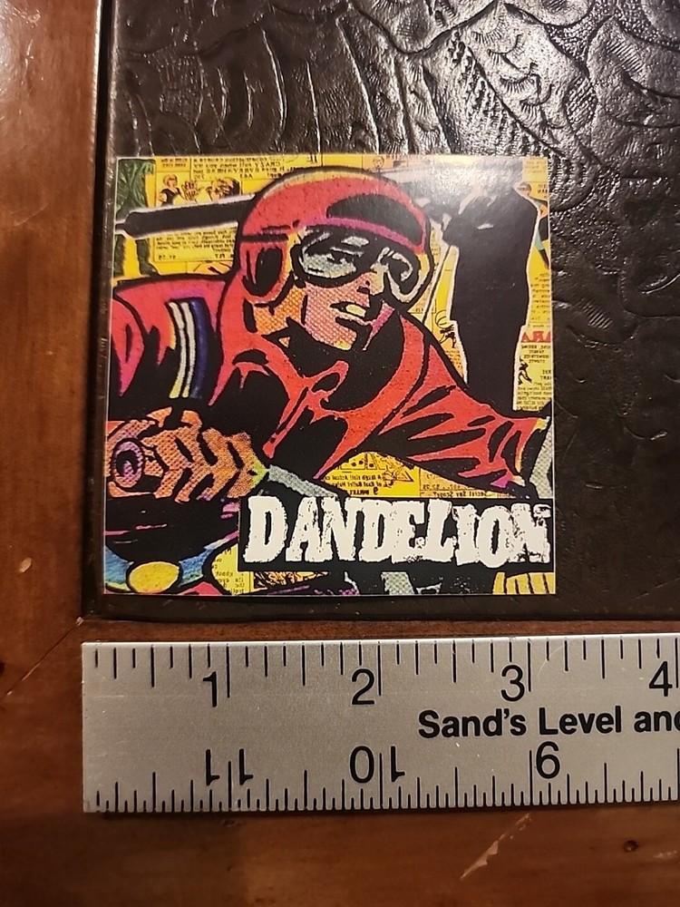 Dandelion Dyslexicon Album/CD Release  Promo Hype Sticker NOS
