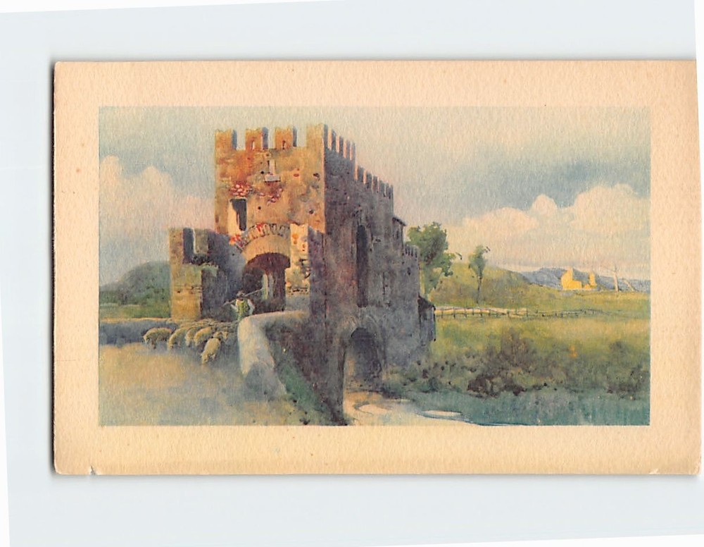 Postcard Ponte Nomentano Rome Italy