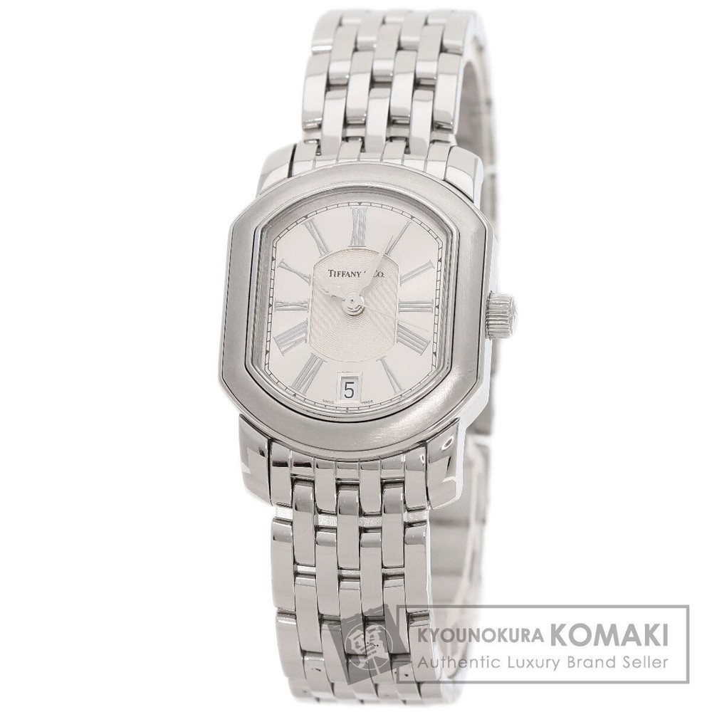 TIFFANY Co. Tiffany Mark Coupe Watch Stainless Steel SS Women s Used
