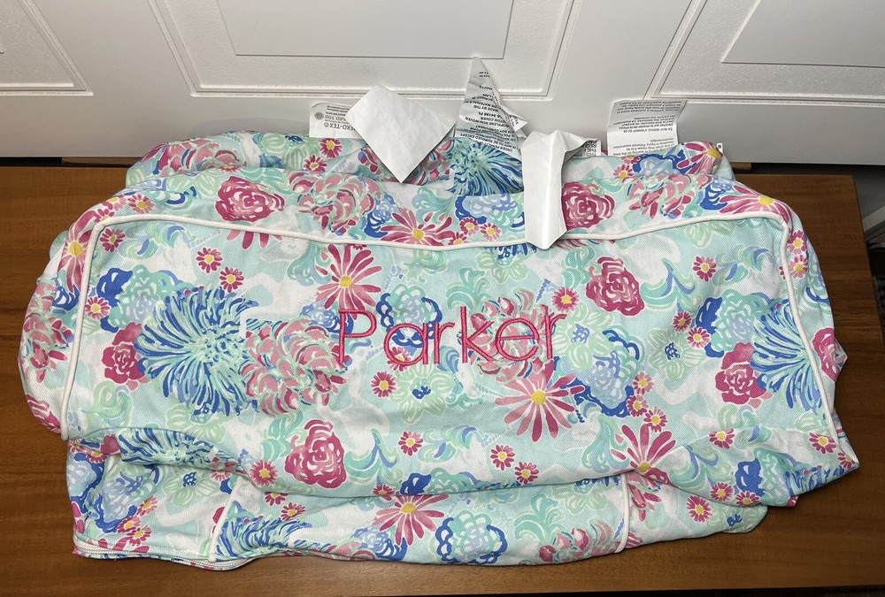 Pottery Barn Kids Kids Anywhere Chair ®, Lilly Pulitzer Mermaid Cove Mono Parker