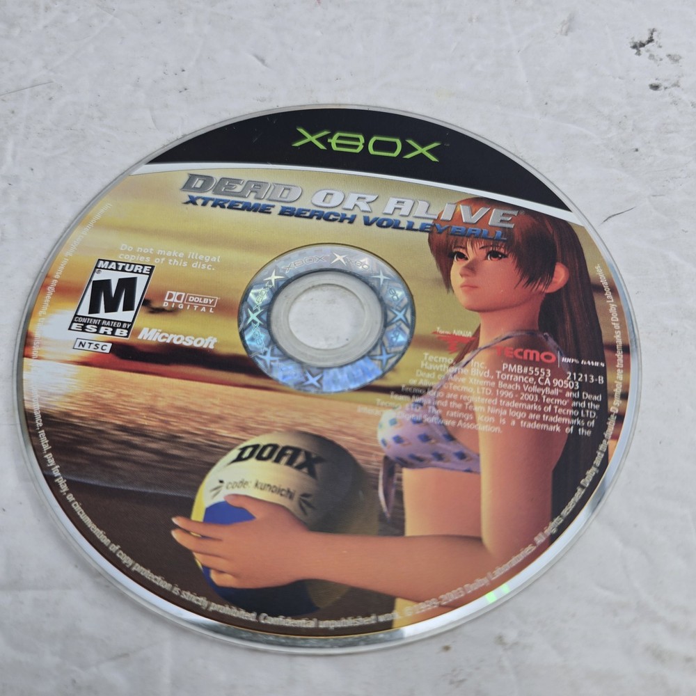 Dead or Alive: Xtreme Beach Volleyball (Microsoft Xbox, 2003) DISC ONLY