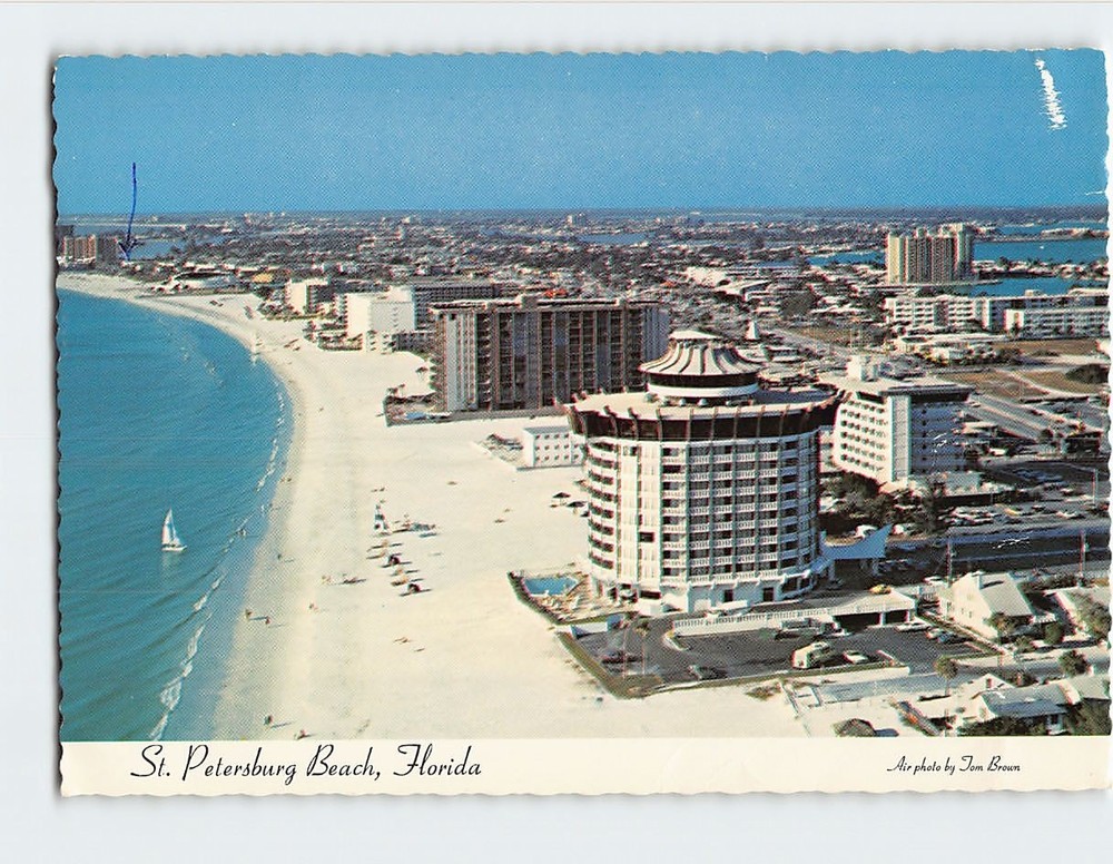 Postcard Aerial View St. Petersburg Florida USA
