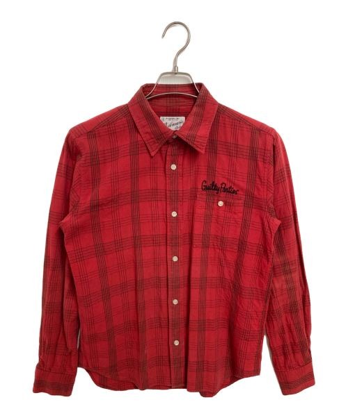Wacko Maria Embroidered Check Shirt Size M for Men