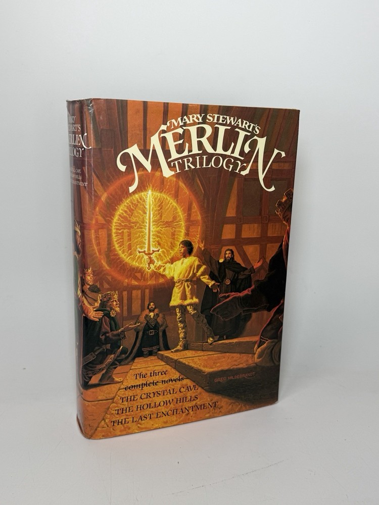 The Merlin Trilogy Book Mary Stewart 1980 HCDJ OMNIBUS Fantasy Morrow
