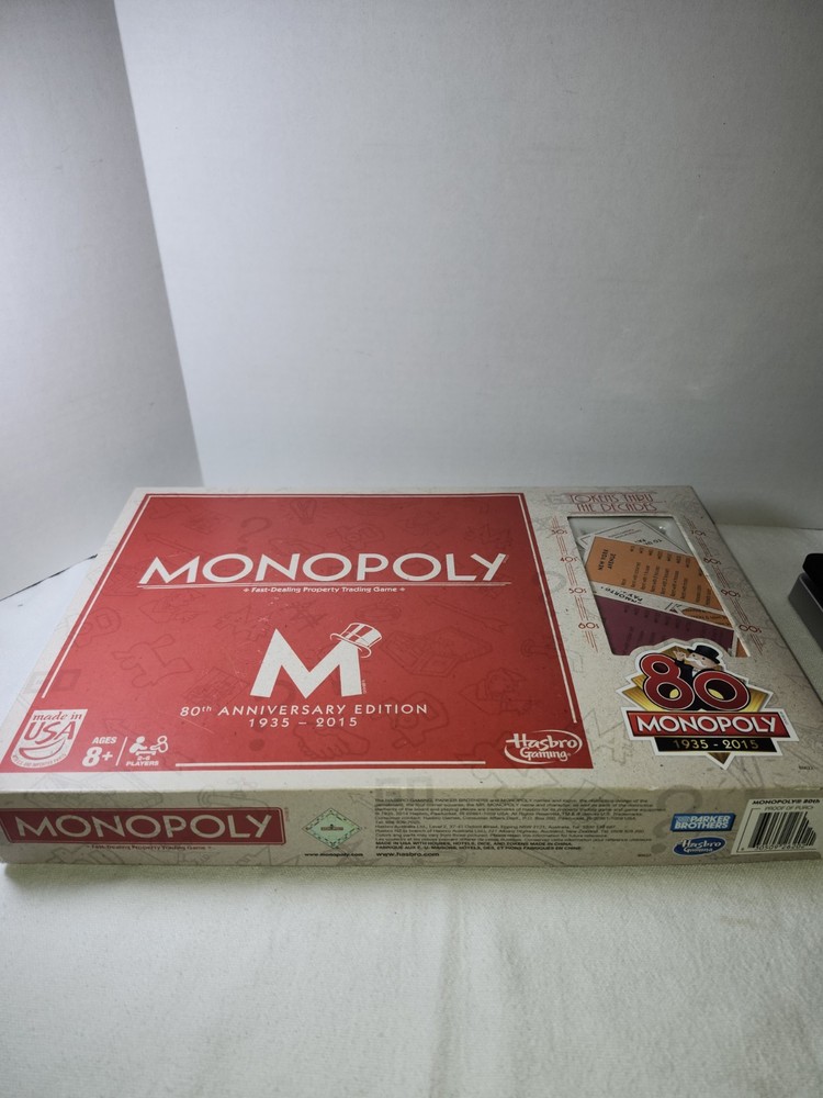 Monopoly - 80th Anniversary Edition 1935-2015 Board Game - New