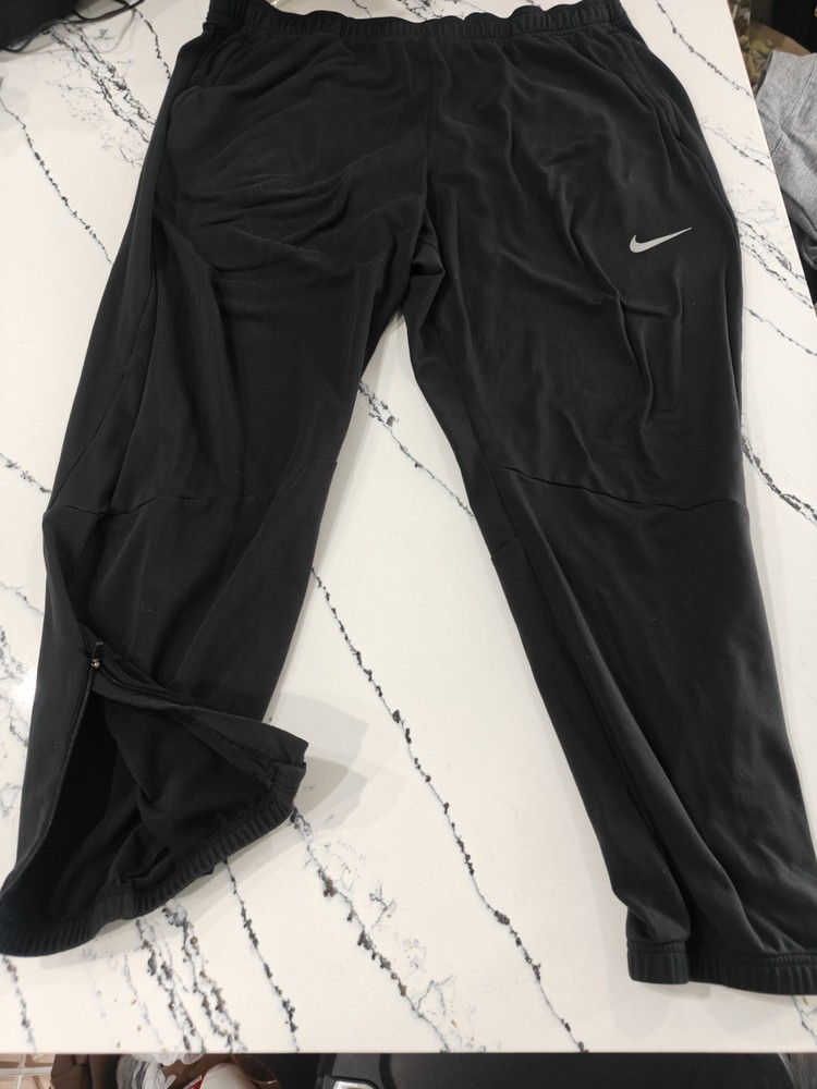 Nike Men Phenom Running Pants Black Tapered Joggers Size XXL  BV5073-010