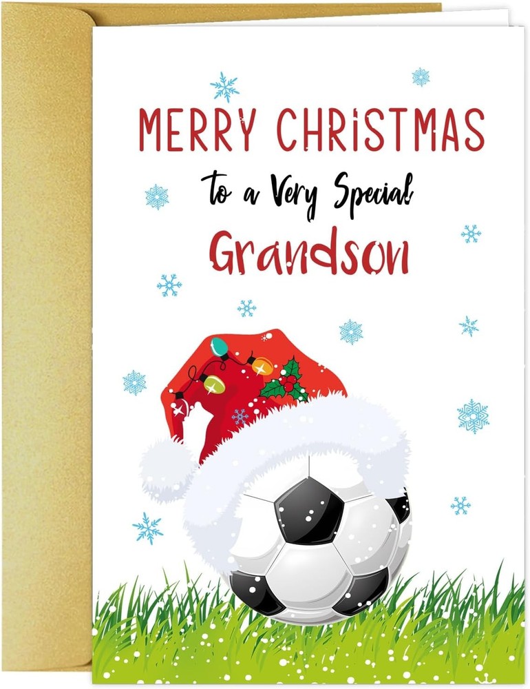 Cute Christmas Card for Grandchild - Merry Christmas Wishes