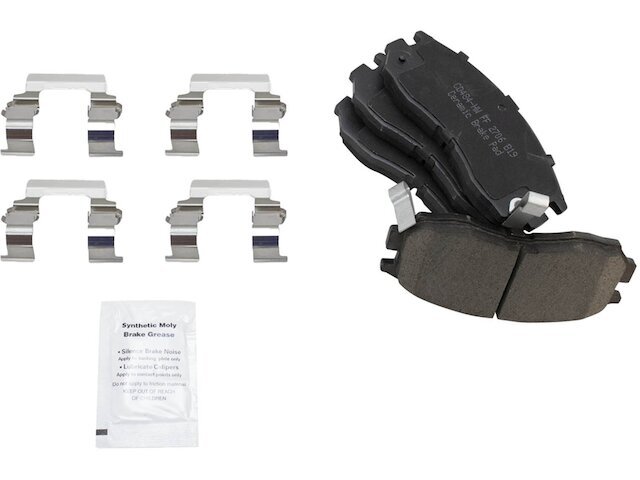 Front TRQ Ceramic Brake Pads Brake Pad Set fits Mitsubishi Expo 1992-1995 52XJJC