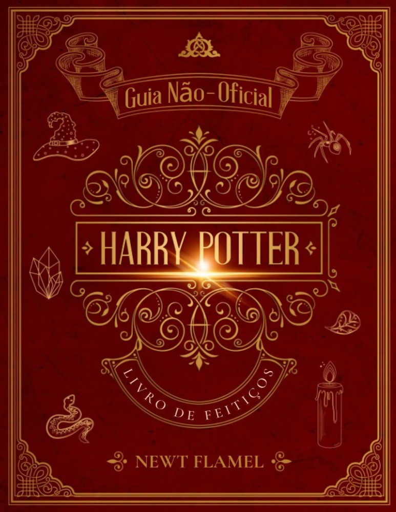 Harry Potter Livro de Feitiços: Um Guia Ilustrado Não-Oficial para o Treinamento