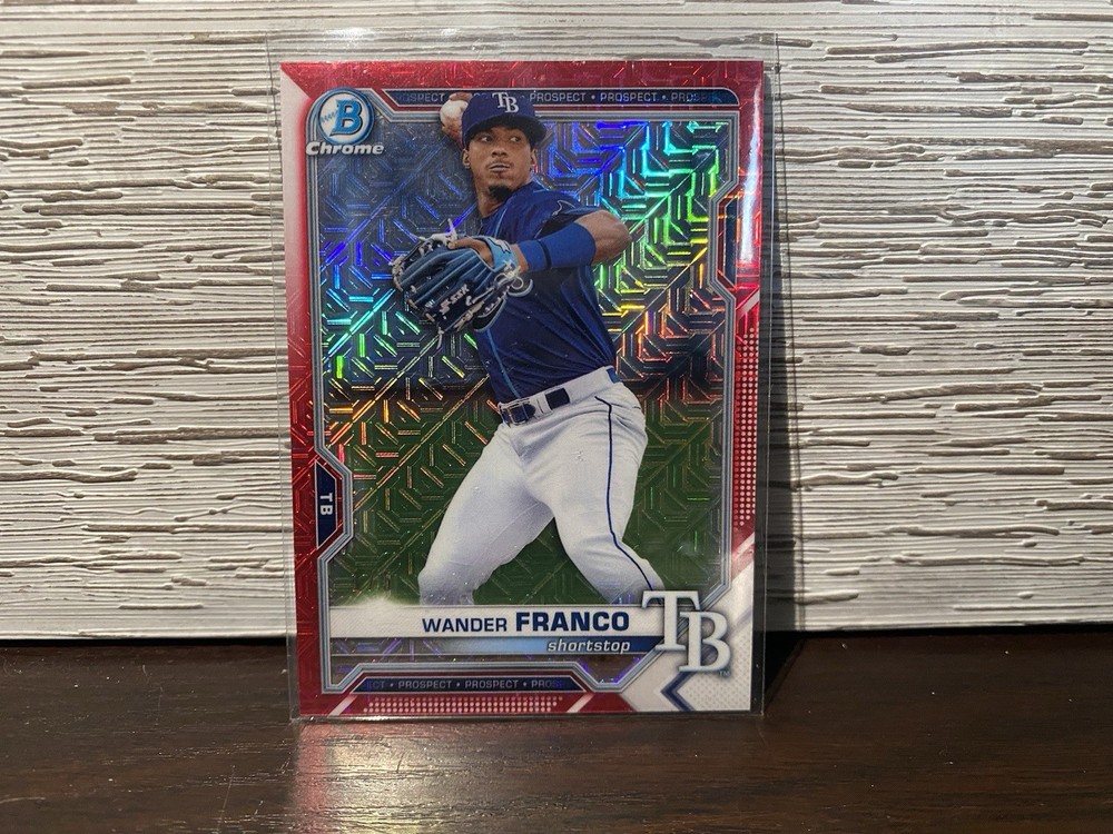 1/5 WANDER FRANCO BOWMAN PROSPECT RED HOLO