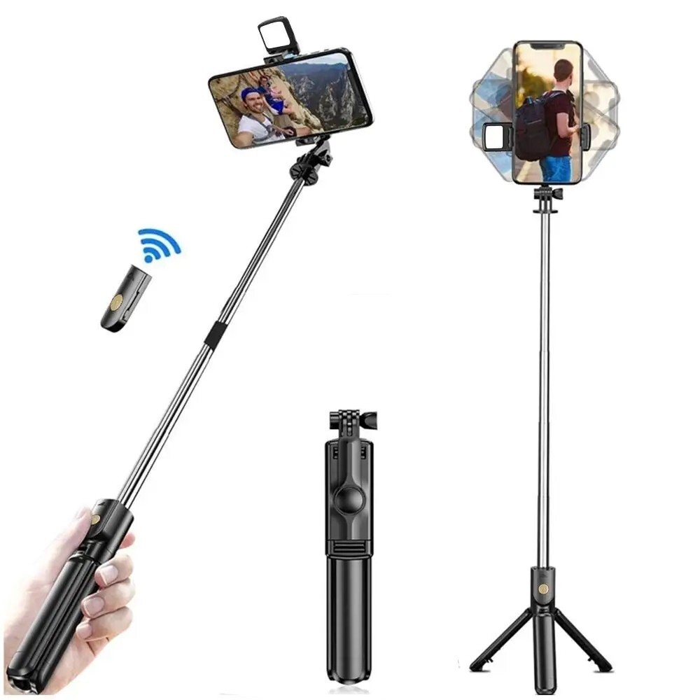 Bluetooth Remote Selfie Stick Tripod Phone Desktop Stand Desk Holder Universal