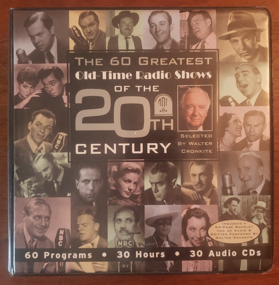 The 60 Greatest Old-Time Radio Shows of the 20th Century 30 Audio CD's w/Booklet