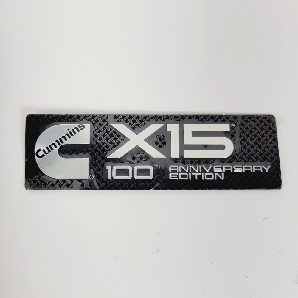 Cummins X15 100th ANNIVERSARY EDITION EMBLEM