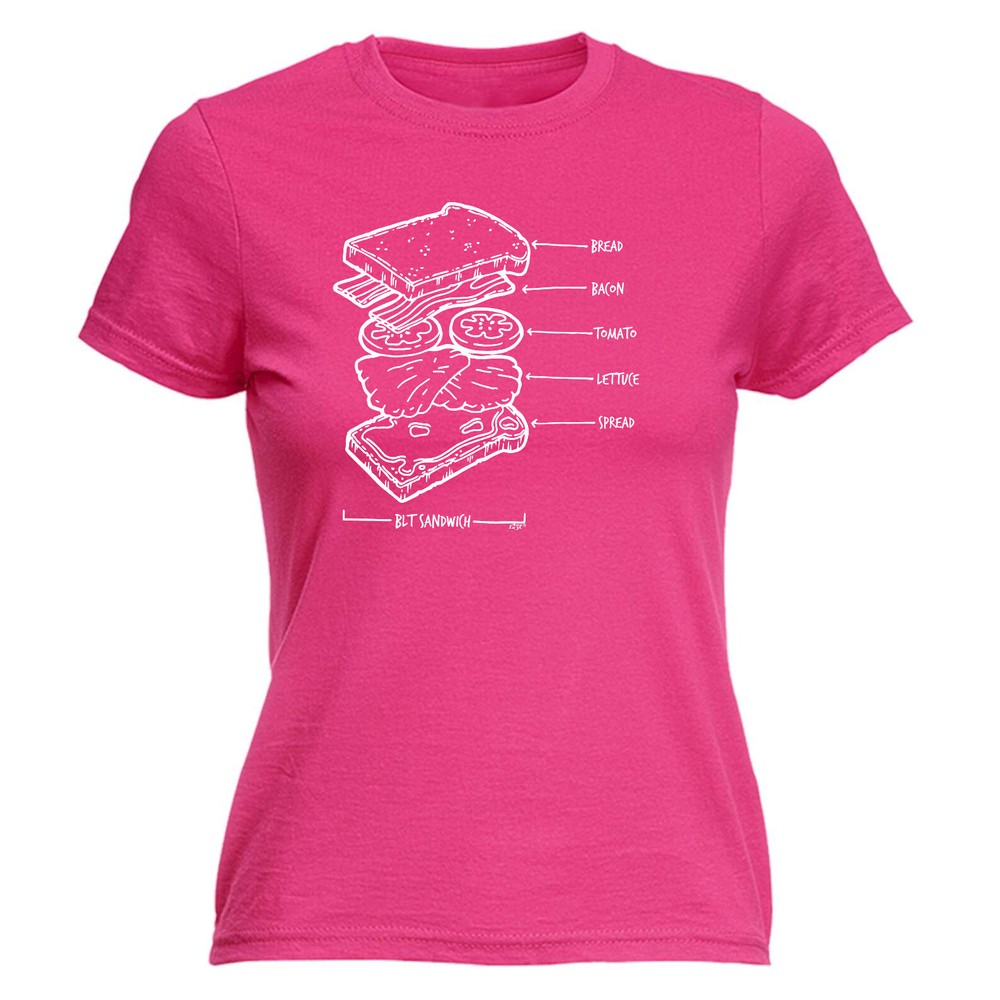 Blt Sandwich - Womens T Shirt Funny T-Shirt Novelty gift tshirt