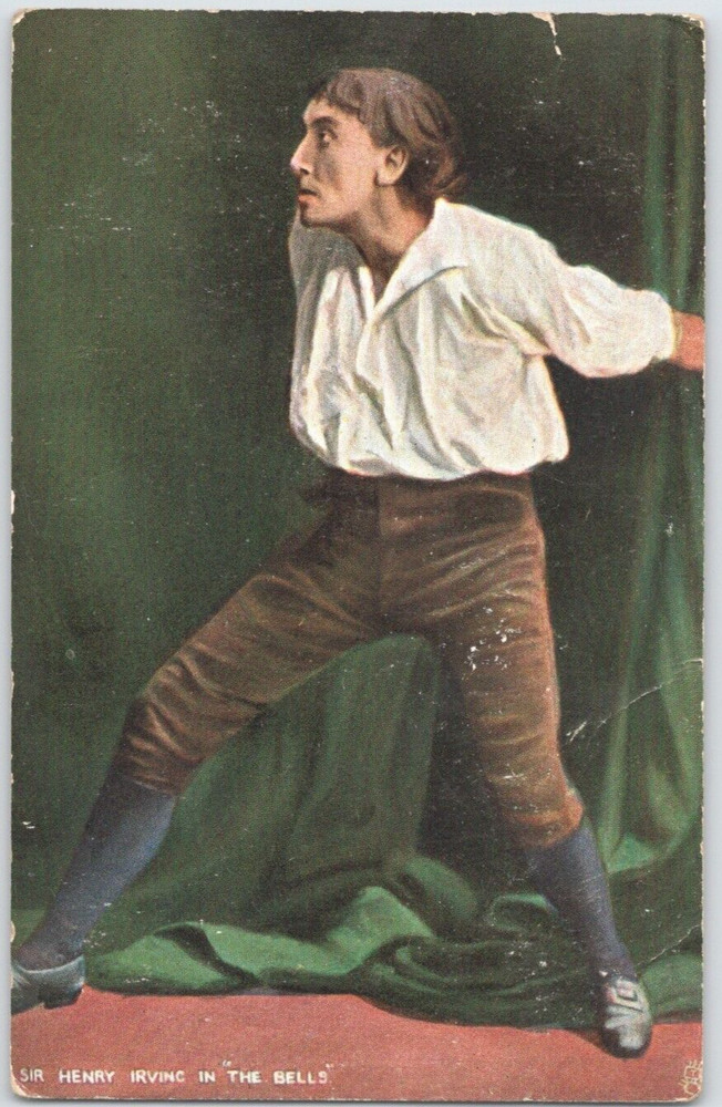 Sir Henry JH Irving The Bells Theater Actor Tuck's 6671 Oilette c. 1910 Postcard