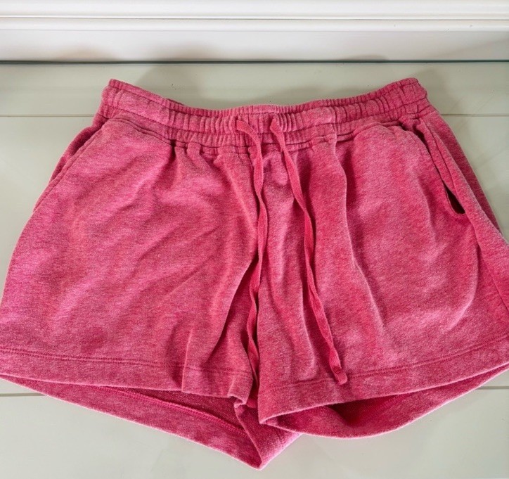Banana Republic Women's Pink Drawstring Sweat Shorts Size S