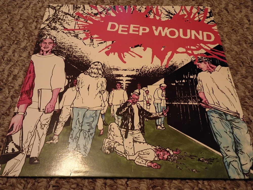 Deep Wound Lp Splattered  Dinosaur Jr J. Mascis RareLou barlow J. Mascis dinosaur jr