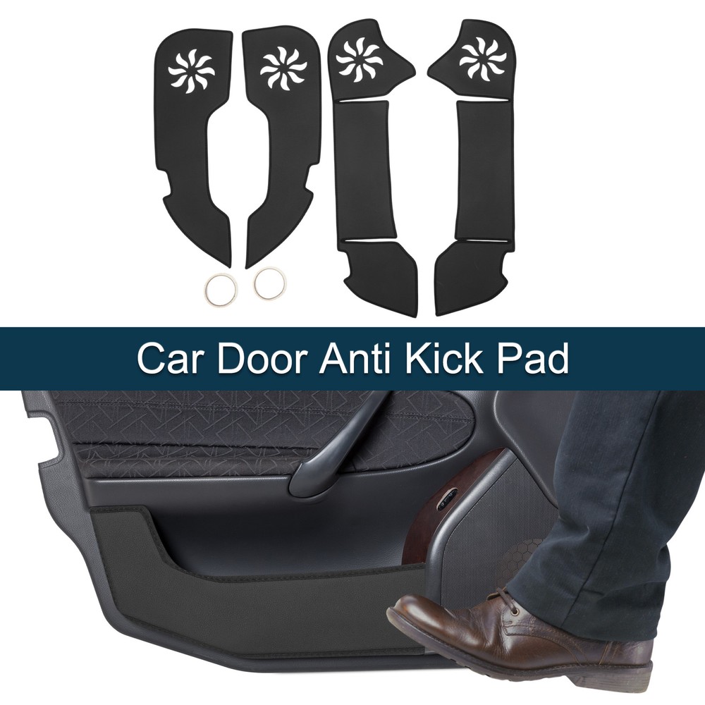 Toyota Crown 2010-2012 Black Car Door Anti-Kick Pad Protector Set