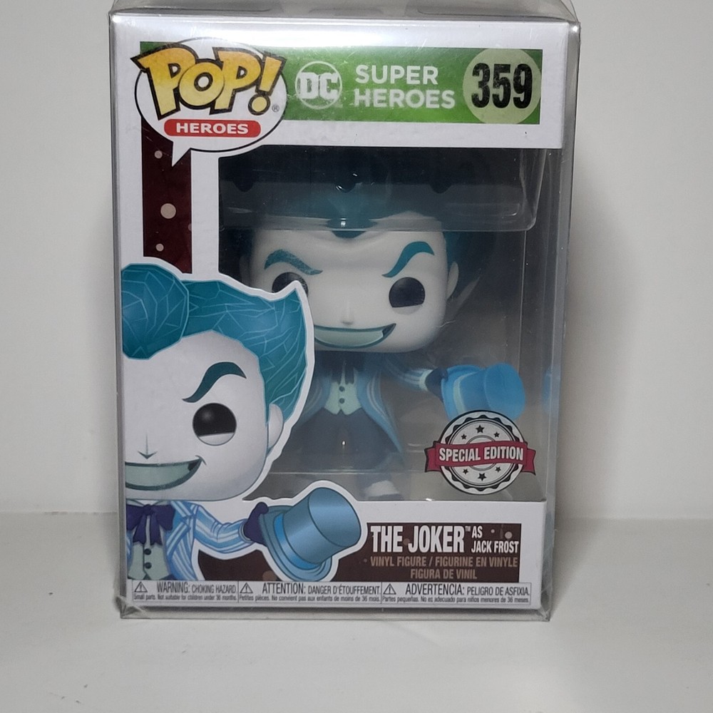 Funko Pop DC Holiday: The Joker As Jack Frost #359 SPECIAL EDITION -W/ Protector