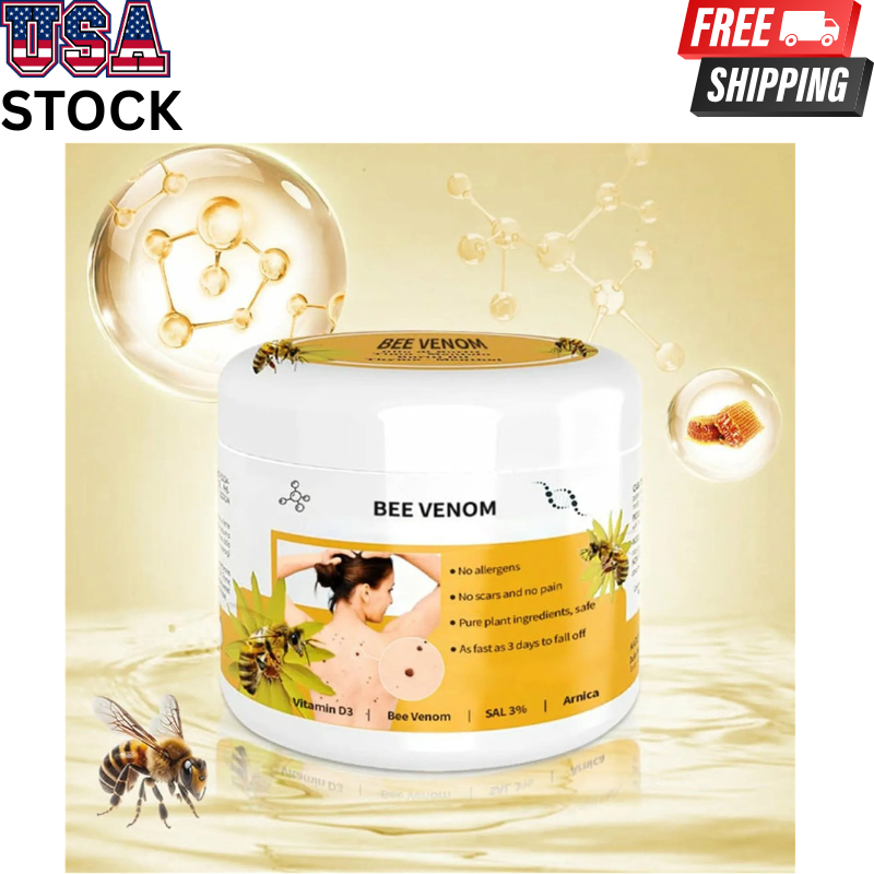 Bee Venom Repair Cream for Hands & Feet Soothes Redness Itchiness & Moisturizes  