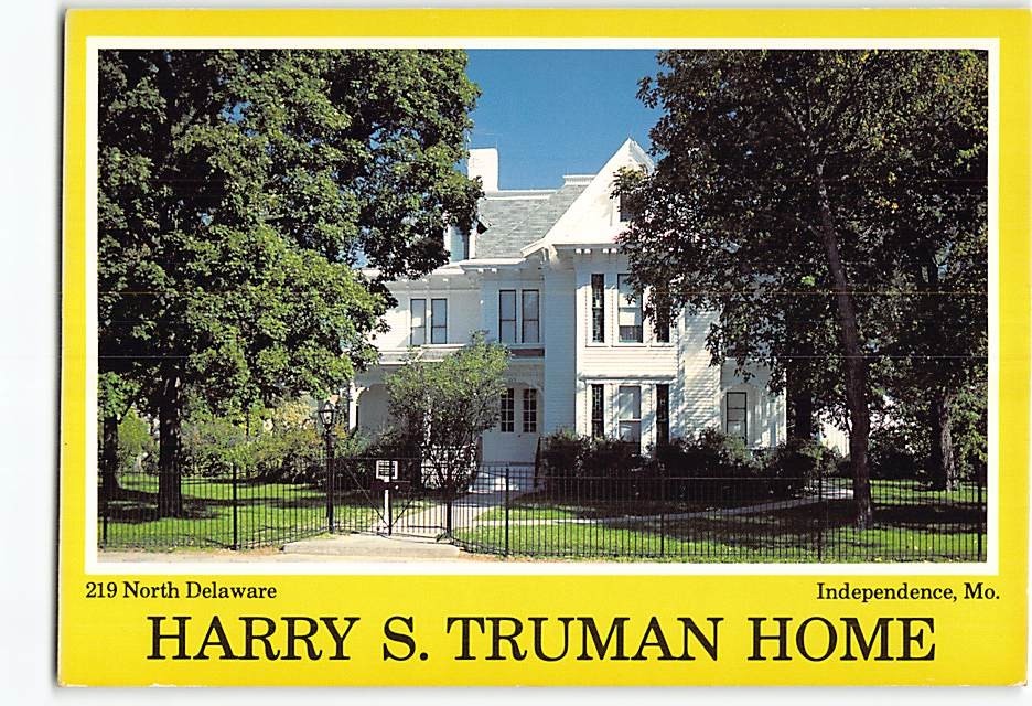 Postcard Harry S. Truman Home Independence Missouri USA