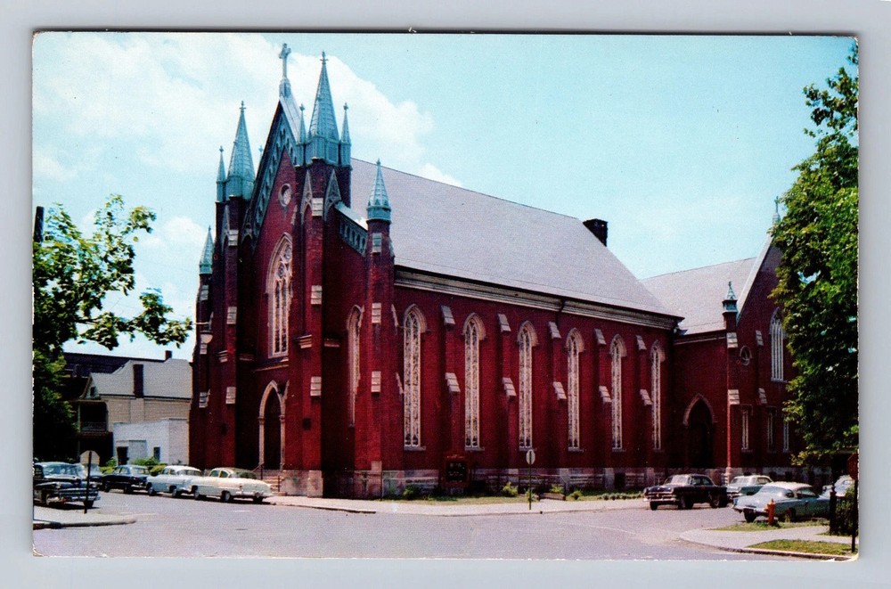 Lafayette IN-Indiana Trinity Methodist Church Vintage Postcard