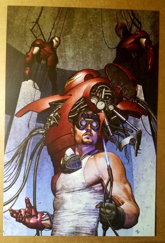 Iron Man Civil War Marvel Comics Poster by Adi Granov