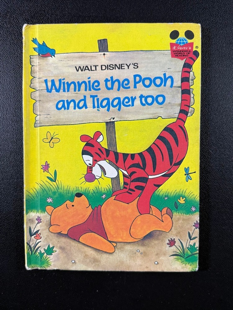 Winnie The Pooh and Tigger Too - Walt Disney 1975 Hardcover Vintage Book