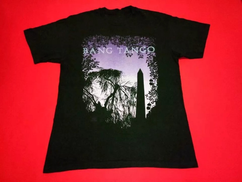 Bang Tango Band Metal Band T Shirt For Men Black All Size Cotton