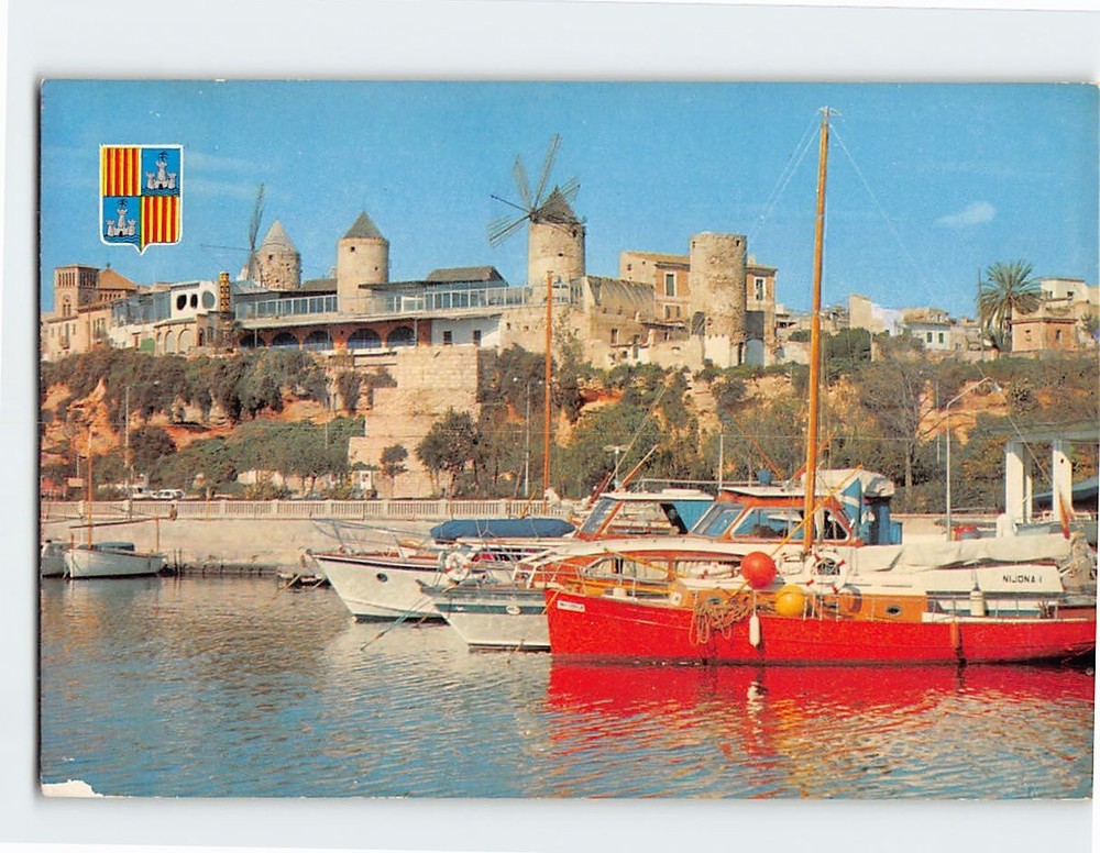 Postcard Molinos del Jonquet Palma Mallorca Spain