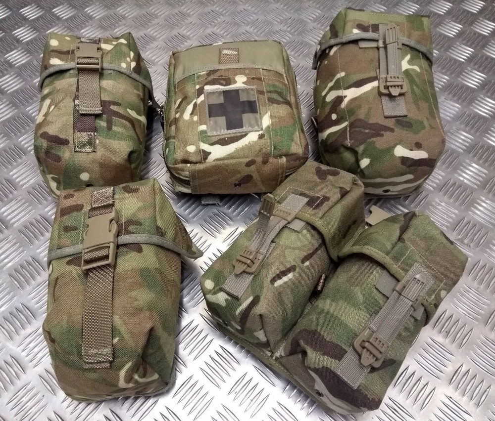 MTP Tactical Assault Vest Pouch with STD Molle Compatibility in Multi Terrain Pattern  
