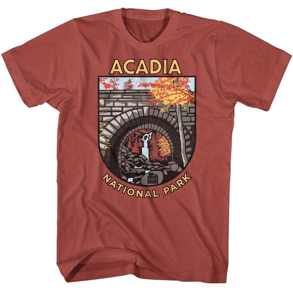 Acadia Carriage Road Men's Comfortable Casual T-Shirt-image