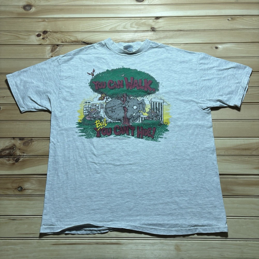 Vintage 90s Alabama You Can Walk But You Can’t Hide Class Of 94’ BAMA Shirt - XL