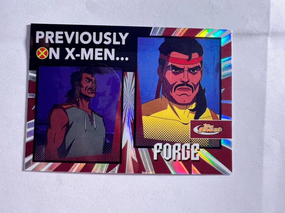 2025 Topps Finest X-Men ’97 Previously on X-Men #PO-18 Forge