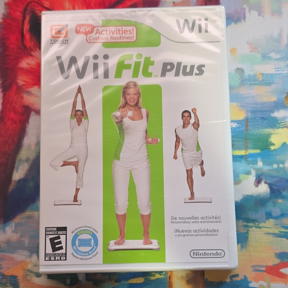 Nintendo Wii Fit Plus Requires Balance Board Fitness Sports Wii E Rated NTSC-U/…