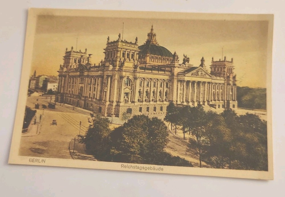 Berlin Germany Reichstag Building Vintage Postcard