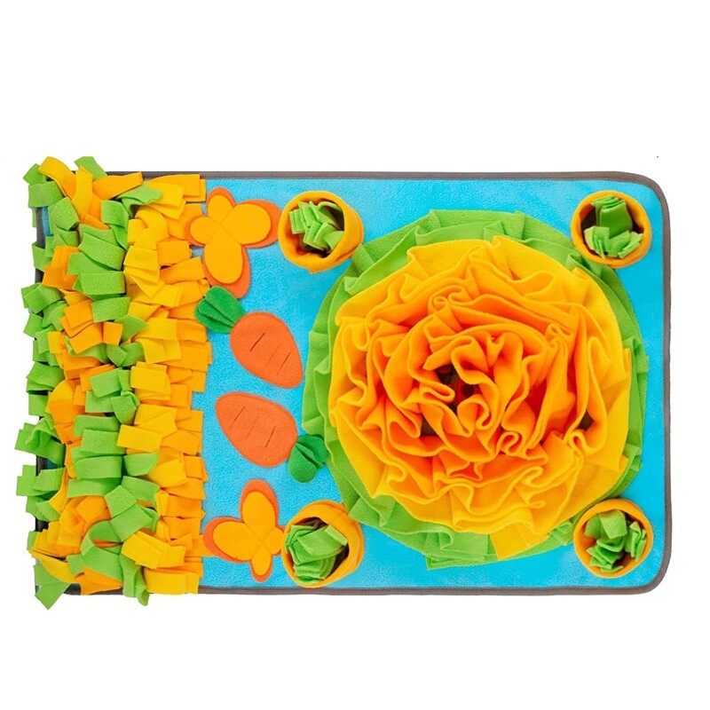 Dog Snuffle Mat Interactive Puzzle Mats Foraging Toy Slow Feeder Sniffing Pad