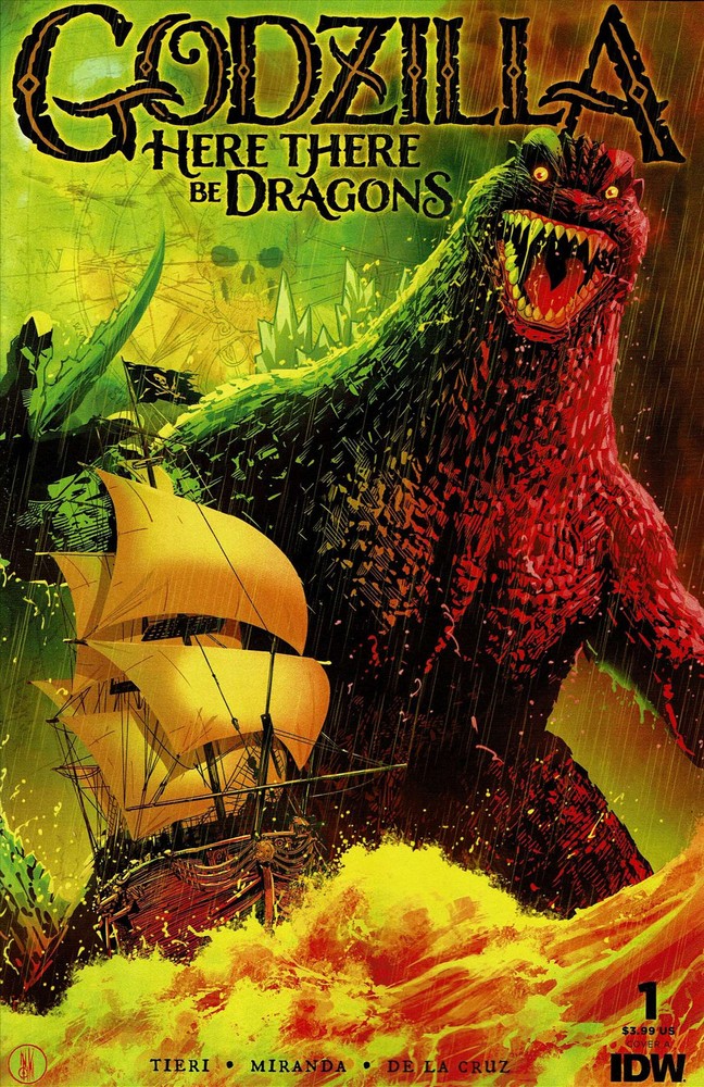 Godzilla Here There Be Dragons 1A VF/NM IDW comic combines shipping  