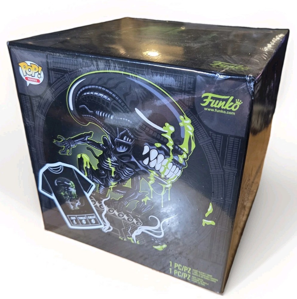 Alien Funko Pop 40th Anniversary Target Exclusive Collectors Ed. w/ Large Shirt