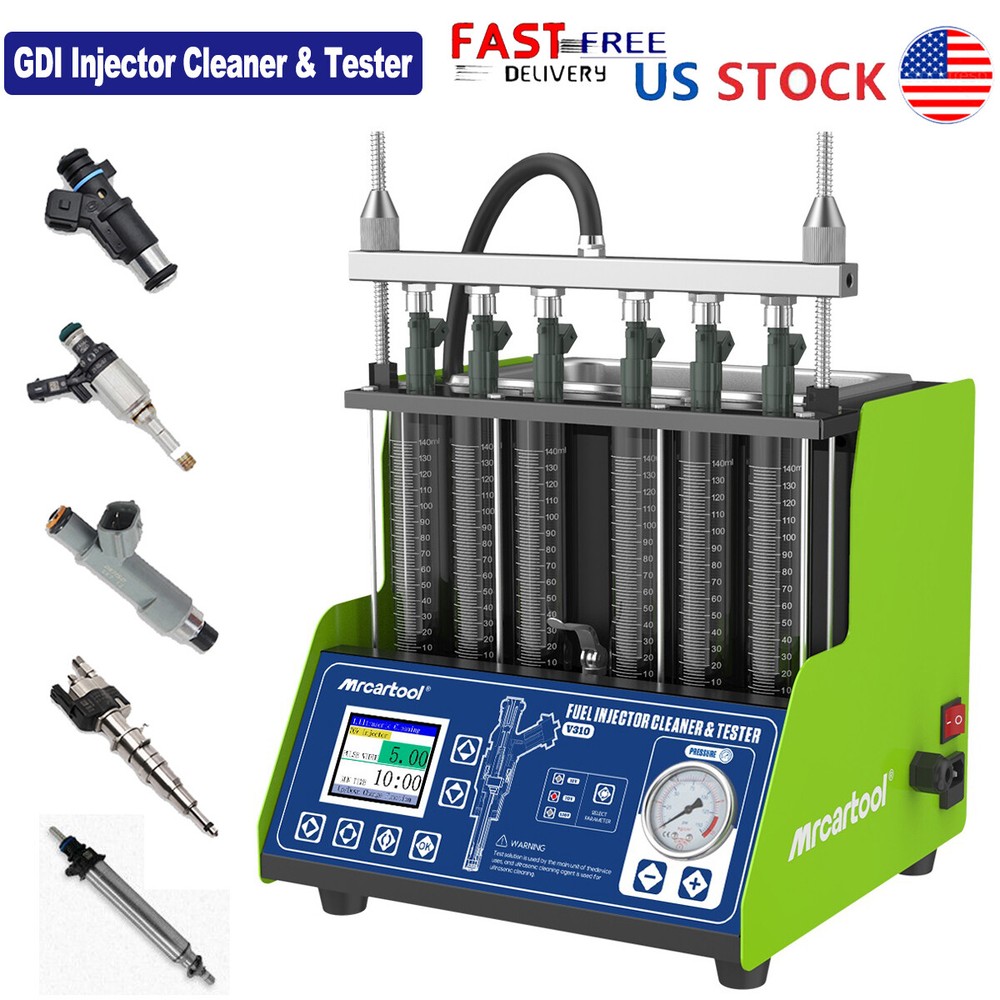MRCARTOOL® Ultrasonic Fuel Injector Cleaner Tester GDI Injector Cleaning Machine