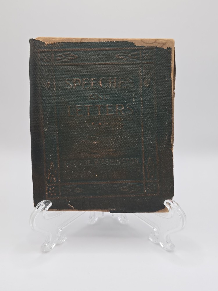 Speeches and Letters by George Washington, Little Leather Library - Antique Mini