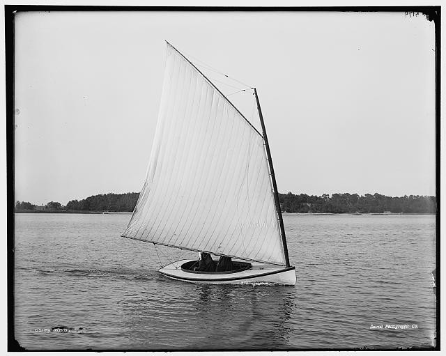 Mab,sailboats,ships,water vessels,sailing,Detroit Publishing Company,1880