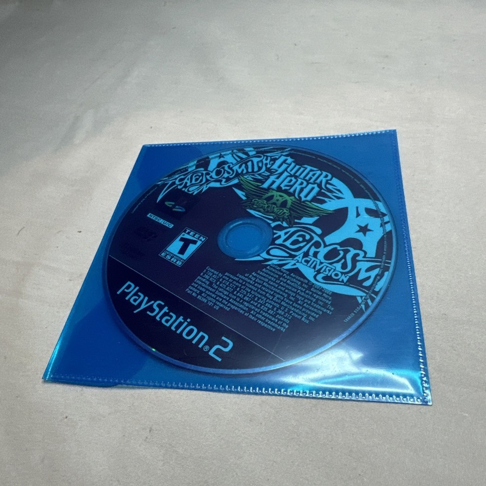 Guitar Hero: Aerosmith (Sony PlayStation 2, 2008) PS2 Polished Disc Only