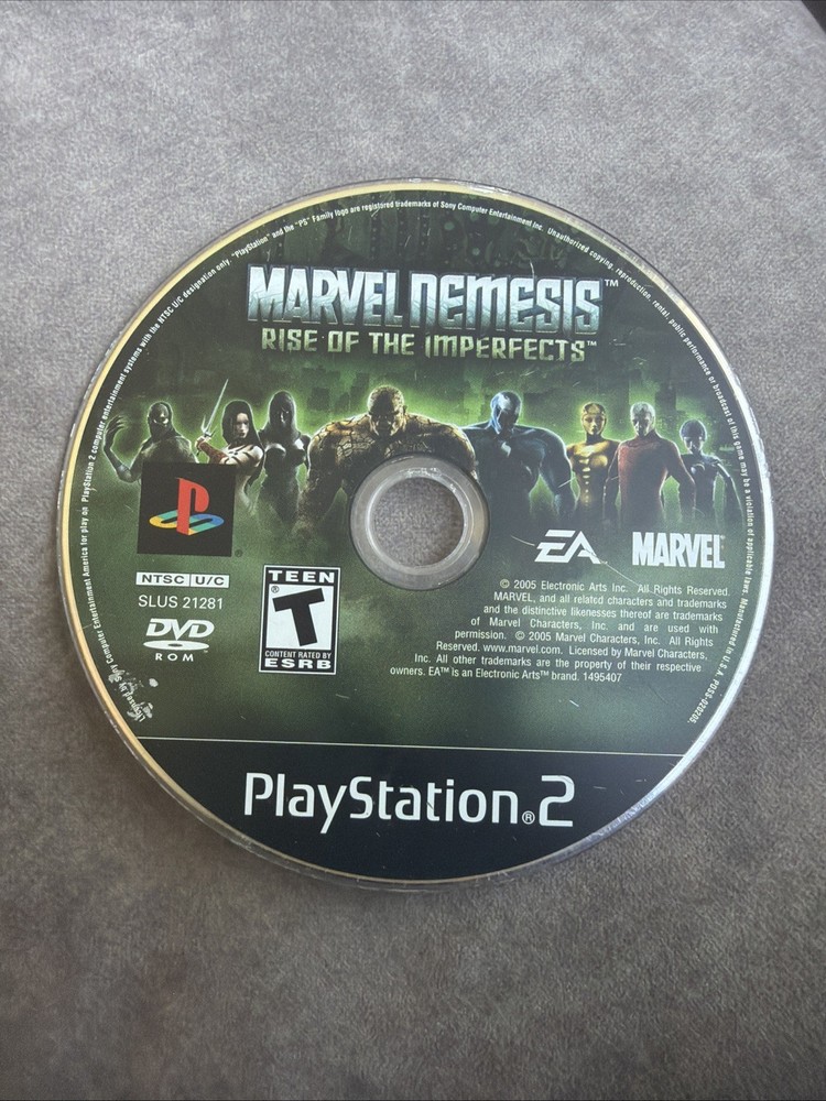 Marvel Nemesis: Rise of the Imperfects (Sony PlayStation 2, 2005)
