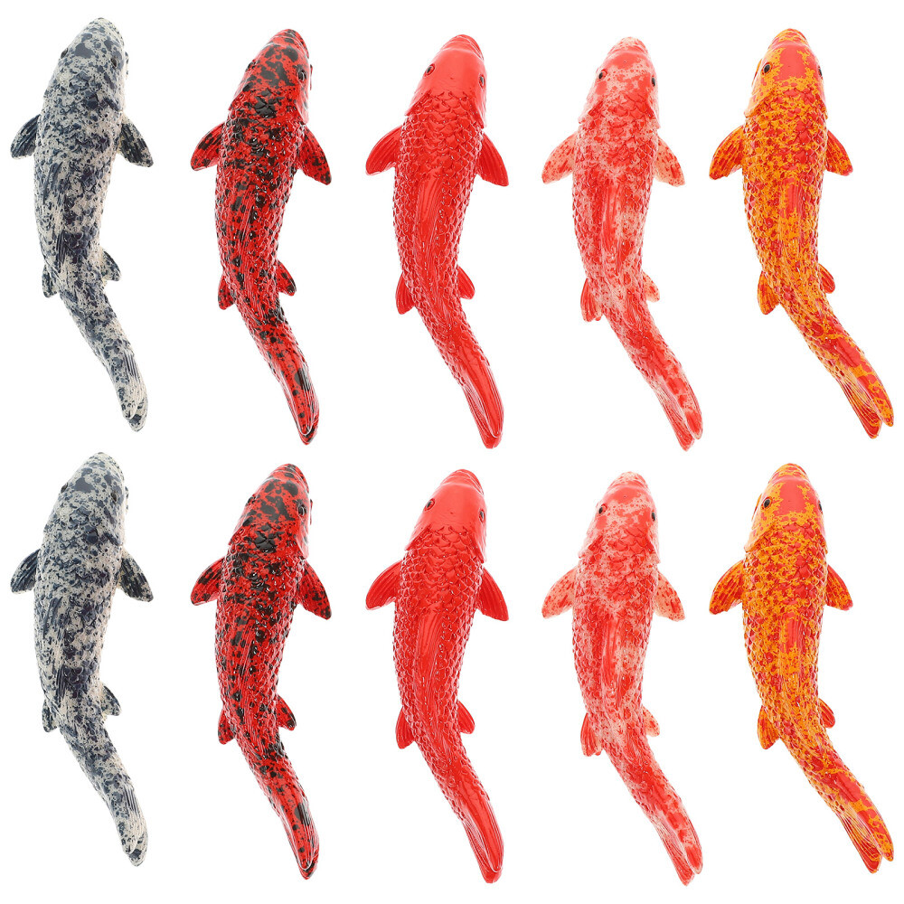 20Pcs Small Fish Statue Simulated Fish Craft DIY Fish Tank Fake Fish Decoration