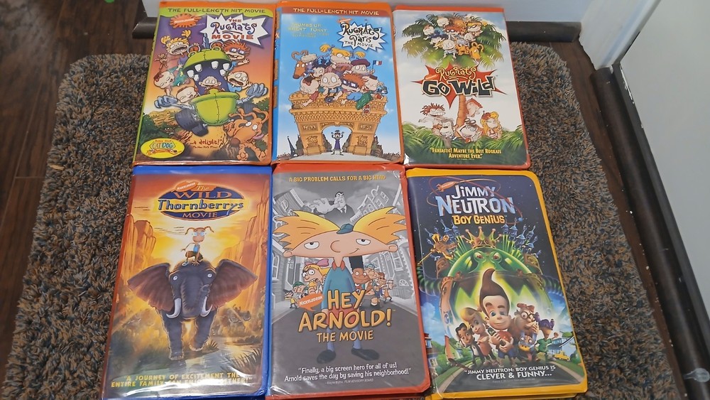 Nickelodeon Rugrats Vhs Lot
